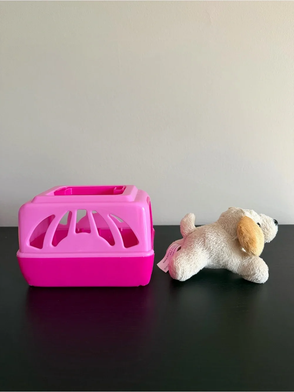 Polyfect Toys Puppy Dog Plush Pet Carrier Toy Pink Travel Stuffed Animal 2017